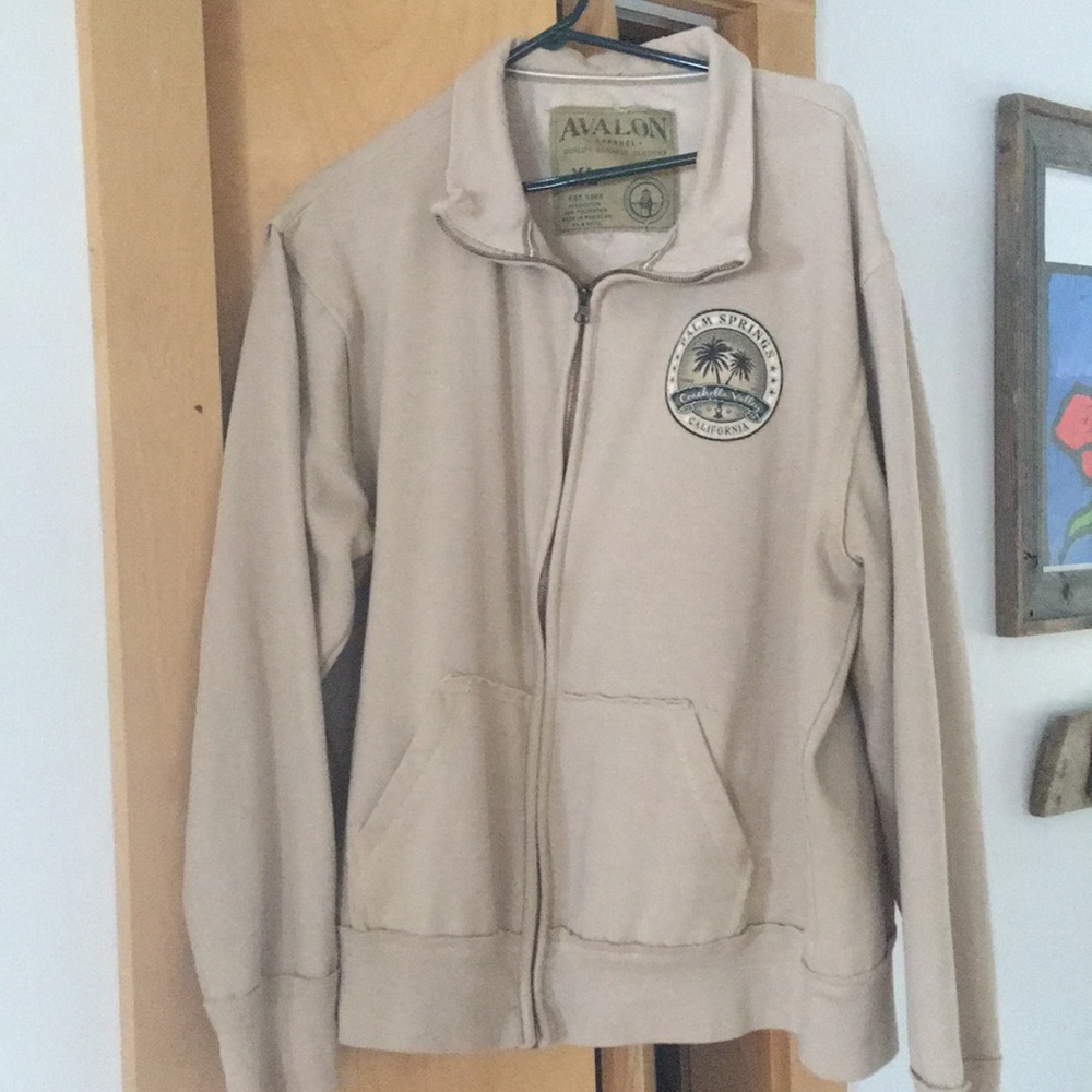 Unisex XL Palm Springs Zip Up Sweatshirt Jacket